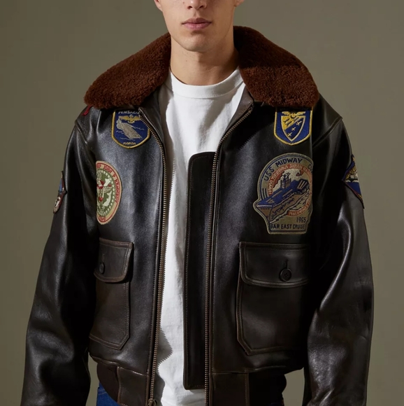 Schott Leather Flight Jacket - veloxcontactcenter.com.br